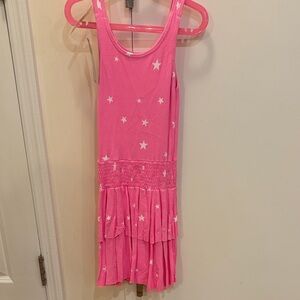 Flowers by Zoe Pink Star Dress  ministar size large